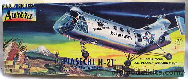 Aurora 1/49 Piasecki H-21 Work Horse, 504-98 plastic model kit